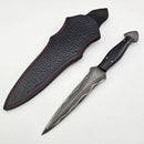 Drevni Steel Vetus Dagger Knife with Sheath - Like New
