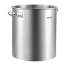 VEVOR Stainless Steel Stockpot, 42 Quart Large Cooking Pots, Cookware; Silver - Like New