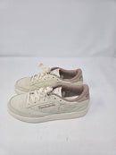 REEBOK WOMENS CLUB C 85 - SIZE: WOMEN 7 - SAND/BROWN/RED - Like New
