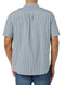 AMAZON ESSENTIALS MEN'S SLIM-FIT SHORT-SLEEVE POPLIN NAVY WHITE STRIPE M - Brand New