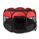Rarasy Pet Playpen Indoor Outdoor Mesh Open-air Playpen Exercise Tent -Grey - Brand New