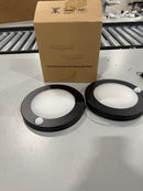WEMBANMA 2 PACK MOTION SENSOR LED CELING LIGHTS WIRED, 8" INCH - BLACK - Like New