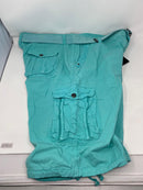 BLU ROCK MEN'S DISTRESSED CARGO SHORTS - SIZE: MEN 42 - MINT - Like New