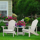 Patio Watcher Poly Lumber Classic Adirondack Chair Cup Holder Weather Grey - Like New