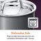 Breville Thermal Pro Hard Anodized Nonstick Frying Pan 10 Inch - Gray - Like New
