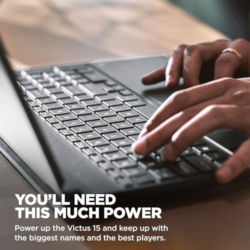 HP Victus 15.6" FHD 144Hz i5-12450H 8 512 SSD RTX 2050 15-FA1029NR - Silver - Like New