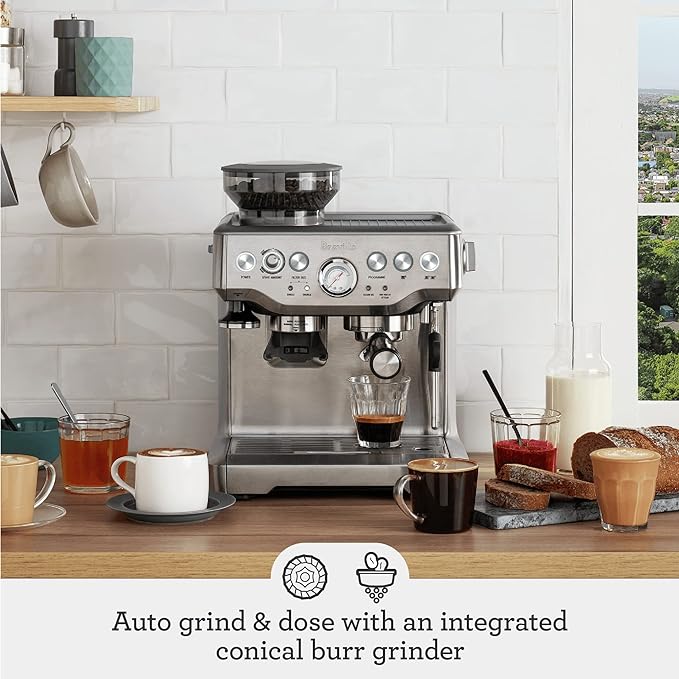 Breville Barista Express Espresso Machine BES870XL - Brushed Stainless Steel - Like New
