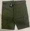 BLU ROCK MENS BELTED CARGO SHORTS - SIZE: MEN 42 - OLIVE - Like New