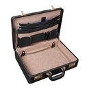 MCKLEINUSA LEATHER EXPANDABLE MCKLEIN V SERIES COUGHLIN TOP SUITCASE 80465 -BLK Like New