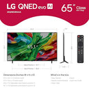 LG 65" CLASS 4K MINILED QNED SMART TV BLACK 65QNED85AAA - Like New
