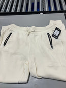 BLAZE BEAT SWEATPANTS WITH THREE POCKETS - SIZE EXTRA LARGE - NATURAL - HR24004 - Brand New