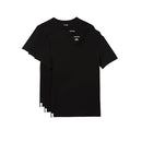 LACOSTE MEN'S 100% COTTON SLIM FIT V-NECK UNDERSHIRT, 3-PACK - L - BLACK - Like New