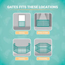 KIDCO CUSTOM FIT AUTO CLOSING HEARTHGATE G3111 - BLACK - Like New