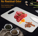 S.E.Q QUICK.SIMPLE EASY STAINLESS STEEL REVERSIBLE CHOPPING BOARD 23.5X19.5 - Like New