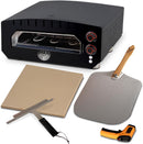 BALKENE HOME PIZZA OVEN COUNTERTOP COOKING HEATS UP TO 750 DEGREES - BLACK - Like New