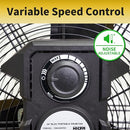 HiCFM 8800 CFM 24" DC Motor Drum Fan 180° Pivoting Head - Yellow - Brand New