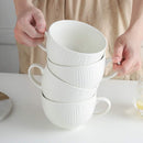 KOOV Jumbo Soup Mug, Soup Bowls with Handles,Jumbo Mug Set of 4, 24 Ounce -WHITE - Like New