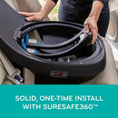 Evenflo Revolve360 Extend Convertible Car Seat 360 Degree Rotation - Green - Like New