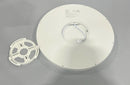 OCIOC 15.7-INCH LED FLUSH MOUNT CEILING LIGHT, 24W 3000K/4000K/6500K - WHITE - Like New