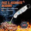 IMSAFERELL DIGITAL MEAT THERMOMETER INSTANT READ BACKLIGHT BLACK/SILVER - Like New