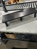 VASAGLE BLACK WOODEN COMPUTER RISER - BLACK - Like New