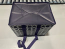 DURASACK GROCERY TOTE ALL-PURPOSE COLLAPSIBLE TOTES - DARK BLUE GEOMETRIC - Like New
