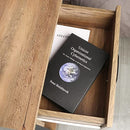 MAPLELIFE Nightstand Simple Side Table, Teak Color Nightstand Knock Down - Brand New