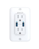 ANKER POWEREXTEND USB WALL OUTLET 2 AC OUTLETS A9321 - WHITE - Like New