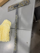 CAMPANELLI EASYGLIDE MICROFIBER WET & DRY MOP SET - YELLOW/BLACK FLORAL PAISLEY - Brand New