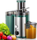 Qcen Juicer Machine, 500W Centrifugal Juicer Extractor KS-501 - Green Like New