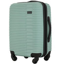 KENSIE WOMEN'S HILLSBORO LUGGAGE & TRAVEL BAGS SET, 20" CARRY-ON - GREEN GRANITE - Like New