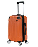 ROCKLAND LONDON HARDSIDE SPINNER WHEEL LUGGAGE,CARRY-ON 20-INCH - ORANGE - Brand New