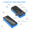 boogostore Portable Charger Wall Plug 30000mAh 22.5W PS-160-BLUE - Blue - Like New