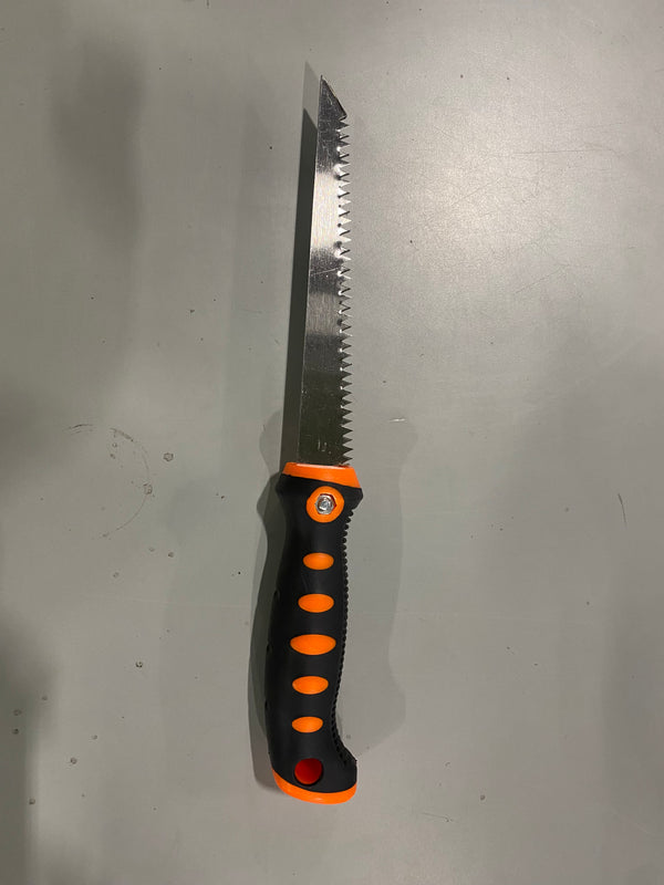 GENERIC DRY WALL CUTTING KNIFE, 6" ORANGE HANDLE - ORANGE BLACK - Like New