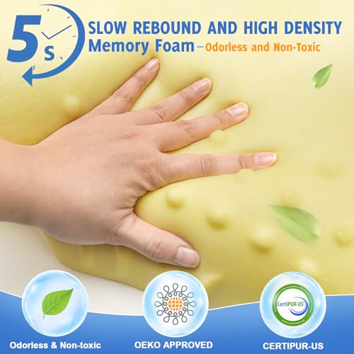 Cervical Neck Pillows with Memory Foam - Neck Pillows for Pain Relief - Like New