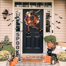 Siawoy Halloween Wreaths for Front Door - 18"x30" Decor B0C77SJDHN - Like New