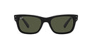 RAY-BAN MEN'S MR. BURBANK RECTANGULAR SUNGLASSES - BLACK/GREEN - Like New