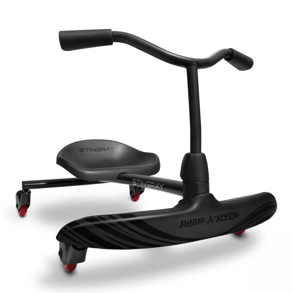 RADIO FLYER STINGRAY RIDE-ON STEEL POLYPROPYLENE AGES 3-8 81 LB CAPACITY - BLACK - Like New