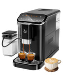 ZSTAR FULLY AUTOMATIC ESPRESSO MACHINE MILK FROTHER PROFESSIONAL - BLACK - Like New