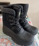 NORTHIKEE MEN’S WINTER BOOTS - SIZE: MEN 13 - BLACK - Like New