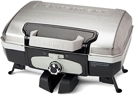 Cuisinart CGG-180TS Petit Gourmet Portable Tabletop Gas Grill - Stainless Steel - Like New