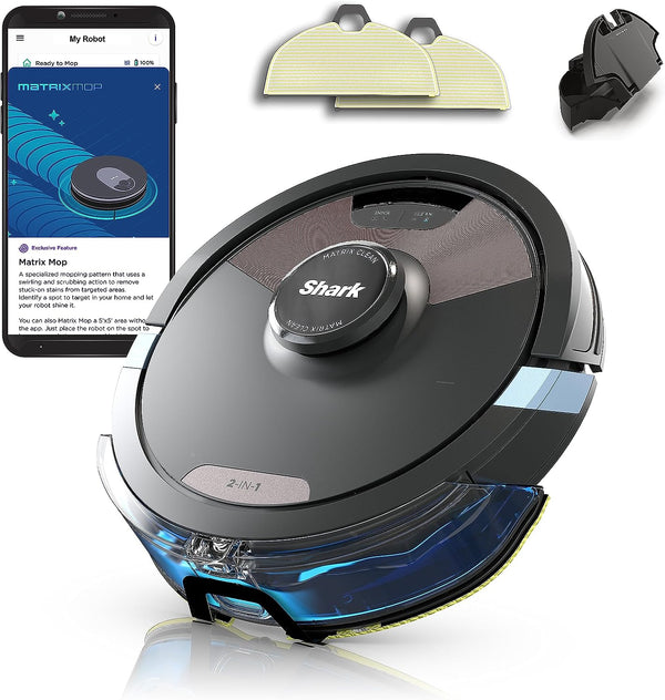 SHARK RV2620WD AI Ultra Robot Vacuum and Mop RV2620WFUS - Black/Mocha - Like New