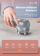 BYMORE FABRIC SHAVER, CLOTHES, DUAL POWER LINT, REMOVER BATTERY/CORDED - GRAY - Like New