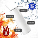 Hogg 20oz Edge Tumbler Gift Set (12 Units), Stainless Steel Blanks - Like New