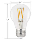 Feit Electric LED A19 Medium Base Light Bulb - 60W Equivalent, Dimmable 2 Pack - Like New