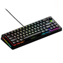GLORIOUS GAMING GMMK 3 BAREBONES CUSTOM KEYBOARD SWITCH PLATE FOXY - BLACK - Like New