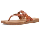 Skechers Women's Spring Showers Summer Cove Sandal V-Thong Tan Size 8.5 - Brand New