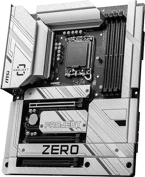 MSI Z790 Project Zero Gaming Motherboard LGA 1700 DDR5 - Black - Like New