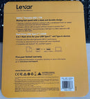 LEXAR 1TB PORTABLE EXTERNAL NVME SSD WITH 64GB USB-C FLASHDRIVE - BLACK - Brand New