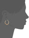 THE SAK HEXAGON SHAPED HOOP EARRINGS ONE SIZE SE0495 - GOLD - Brand New